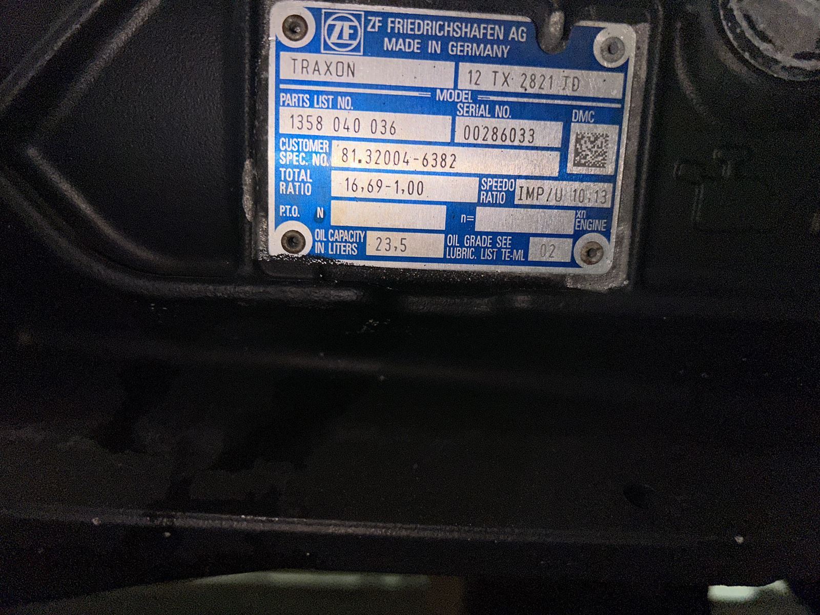 Cambio MAN TGX Traxon 12TX2821TD - Imagen 6