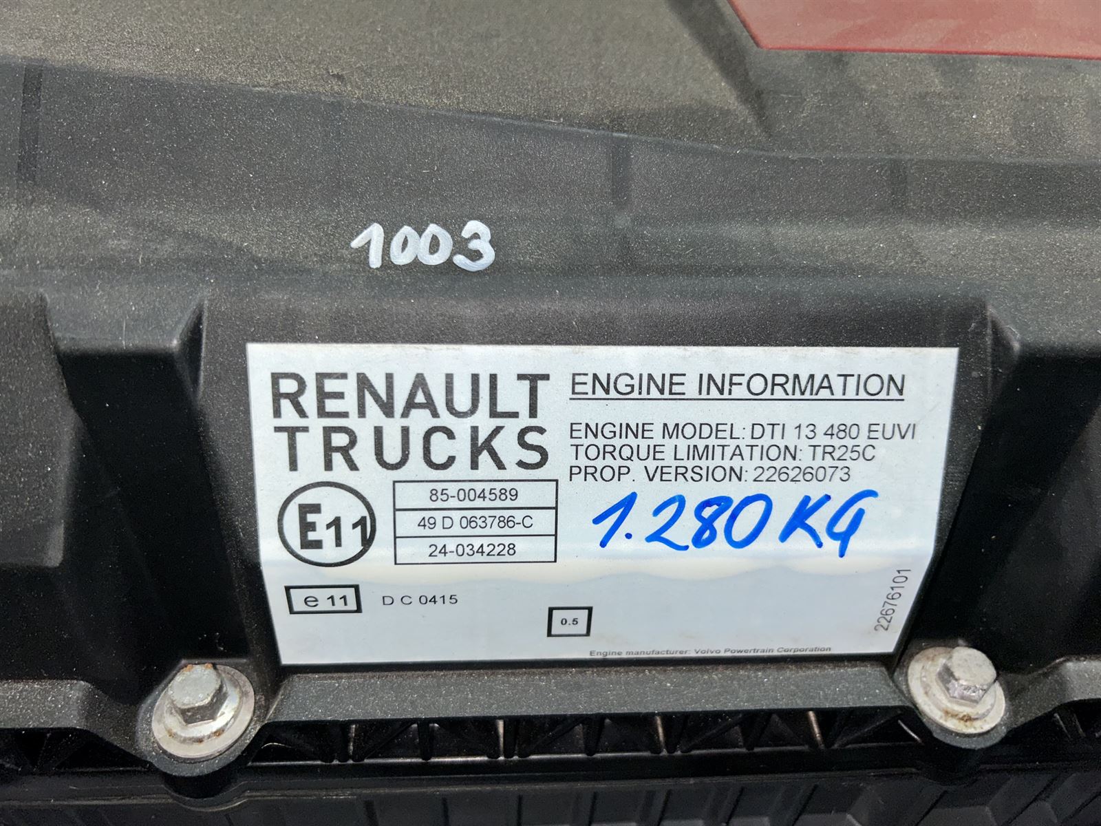 MOTOR RENAULT T480 DTI13 480 EUVI - Imagen 6